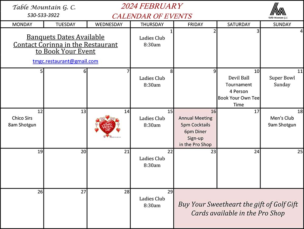 Click to view the February calendar.