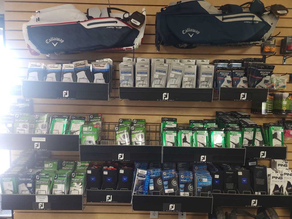 Golf Pro Shop merchandise