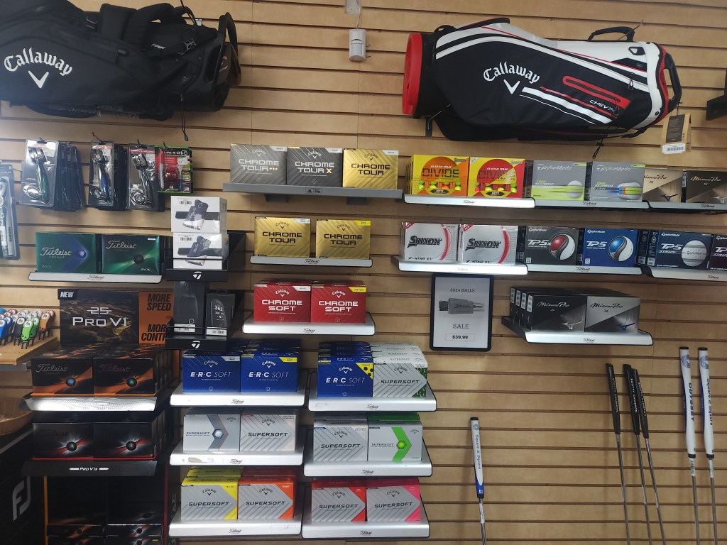 Golf Pro Shop merchandise